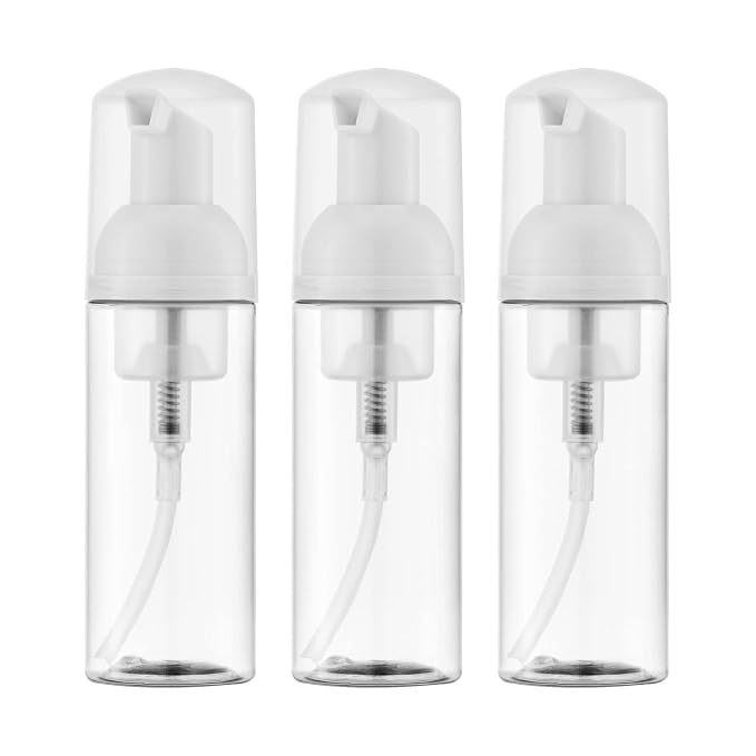 2oz Foam Pump Bottle Empty Travel Foaming Dispenser by HOME