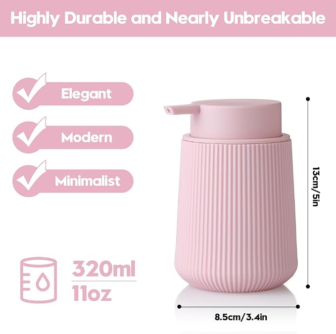 Striped Liquid Hand Soap Dispenser - Image 2