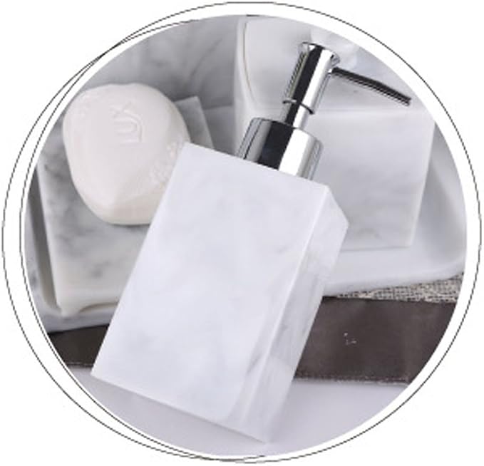 LUANT Resin 5pcs Bathroom Accessory Set - Image 4
