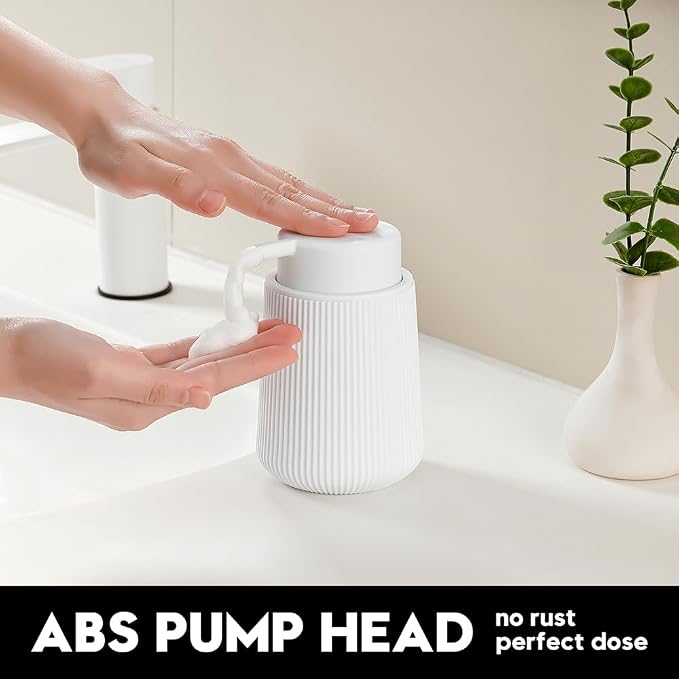 Striped Foaming Hand Soap Dispenser - Image 3