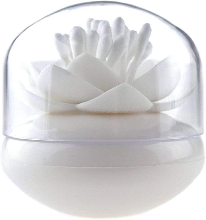 Bloss Lotus Cotton Swab Holder Q-tip Holders Cottons Bud Holder Stylish by Bloss