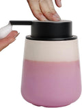 INGOFIN Ceramic Foaming Soap Dispenser - 12oz Foam Hand Soap Dispenser Bathroom by INGOFIN