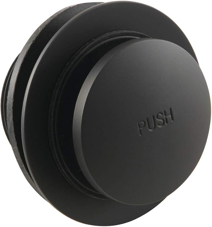 Kingston Brass DTT200MB Tip-Toe Tub Drain, Matte Black by Kingston