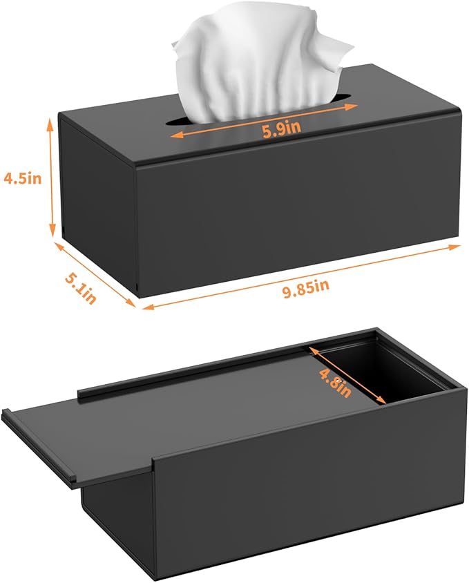 FEMELI Acrylic Tissue Box Cover Rectangular - Image 9