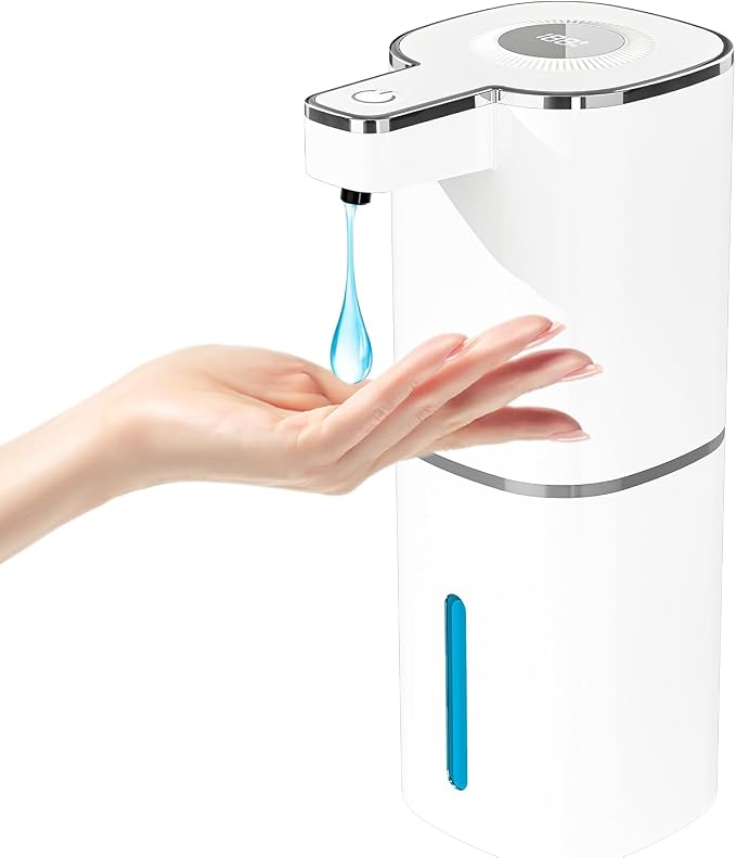 Automatic Liquid Soap Dispenser, Touchless Rechargeable Hand Soap Dispenser by Poaoed