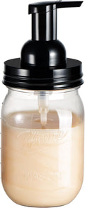 Amolliar Plastic Mason Jar Foaming Soap Dispenser by Amolliar