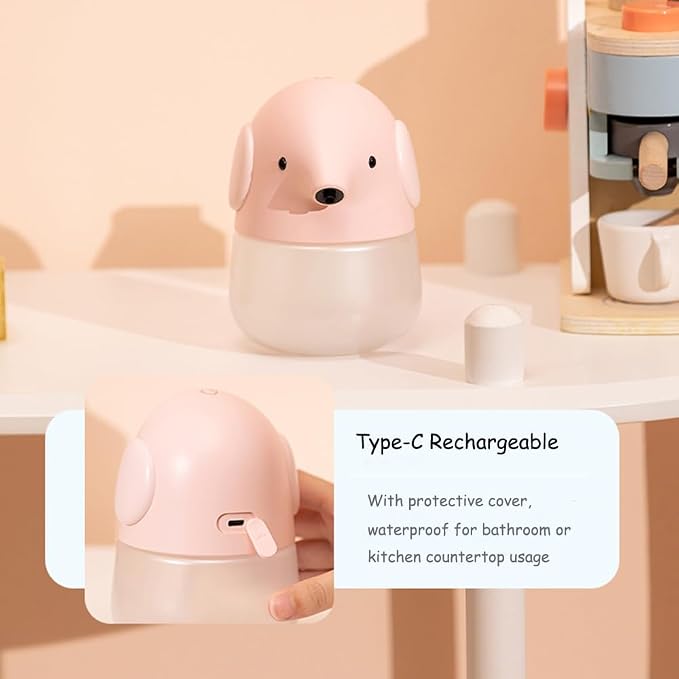 Automatic Soap Dispenser for Kids- Cute Elephant Touchless Foaming Hand Soap - Image 4