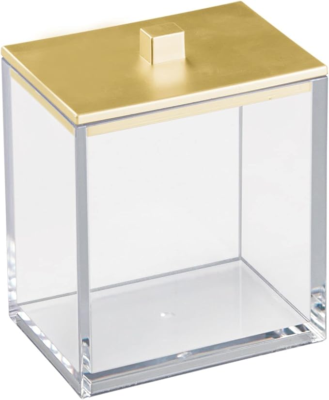 mDesign Plastic Rectangle Apothecary Canister - Image 8