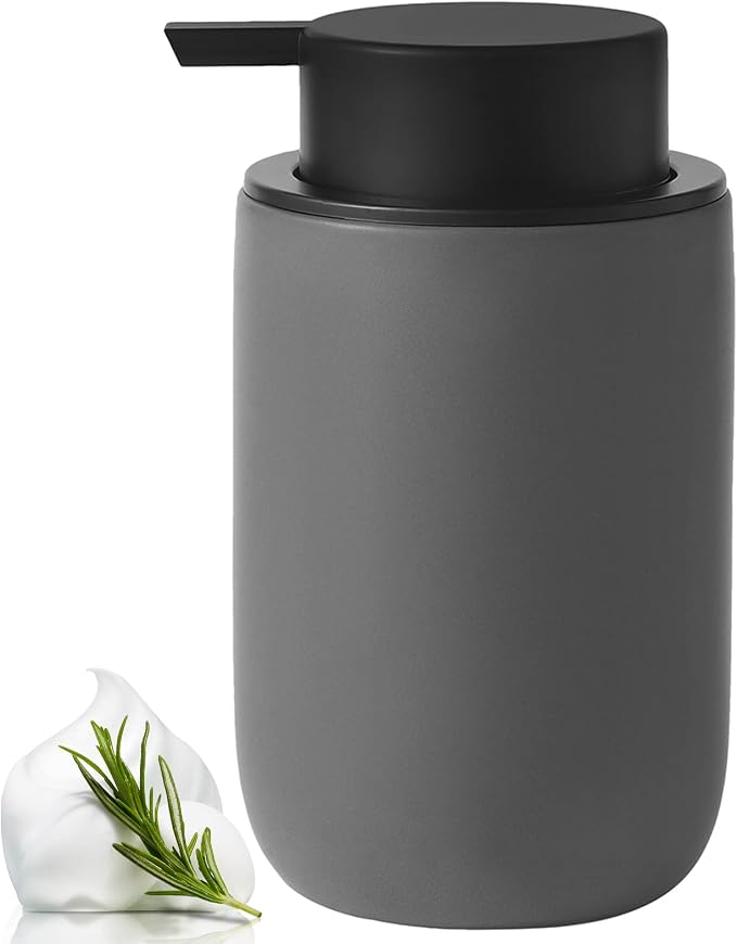 rejomiik Foaming Soap Dispenser Thick Ceramic Foam Hand Soap Dispenser by rejomiik