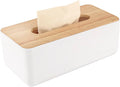 Wood Tissue Box Cover Gloves Box Holder Wooden Rectangular Tissue Box Holder by pojah