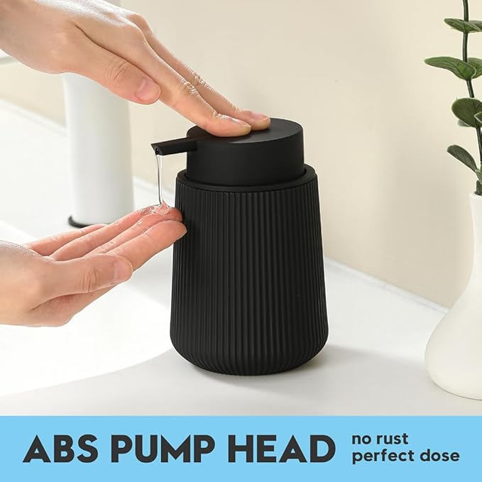 Striped Liquid Hand Soap Dispenser - Image 2