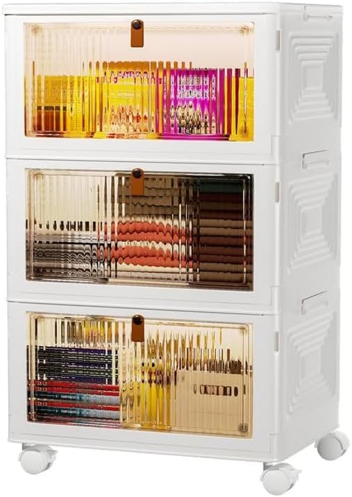 3 Tier Plastic Storage Bins by YFXCVSL