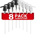 8-Pack Shampoo Pump for Liter 33.8 oz Shampoo and Conditioner, Pump Dispenser by DupakSYS