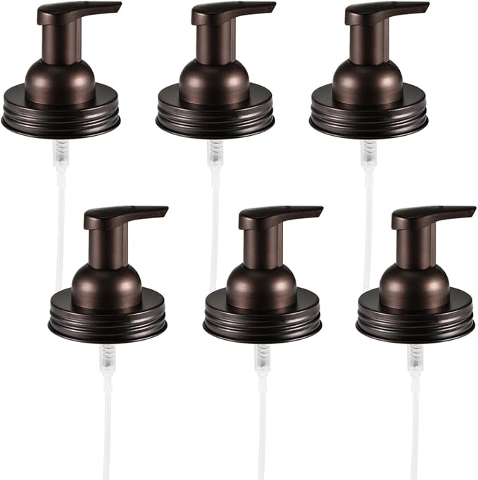 Amolliar Mason Jar Foaming Soap Dispenser Pump Lids, Foaming Pump Replacement by Amolliar