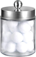 Amolliar Apothecary Jars Bathroom Vanity Organizer -Countertop Canister Jar by Amolliar