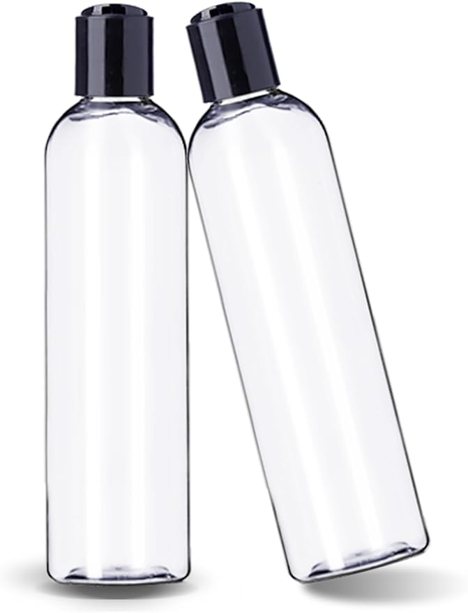 ljdeals 8 oz Clear Plastic Empty Bottles - Image 2