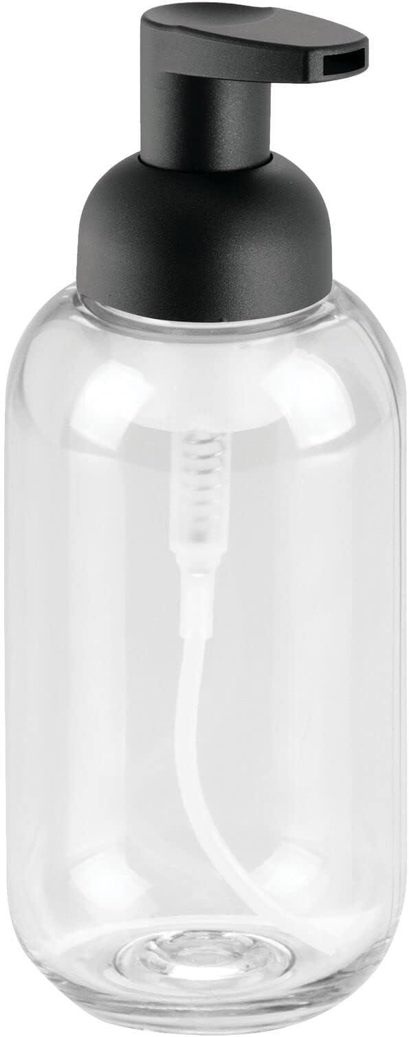 mDesign Round Plastic Refillable Foaming Soap Dispenser Pump Bottle - Image 8