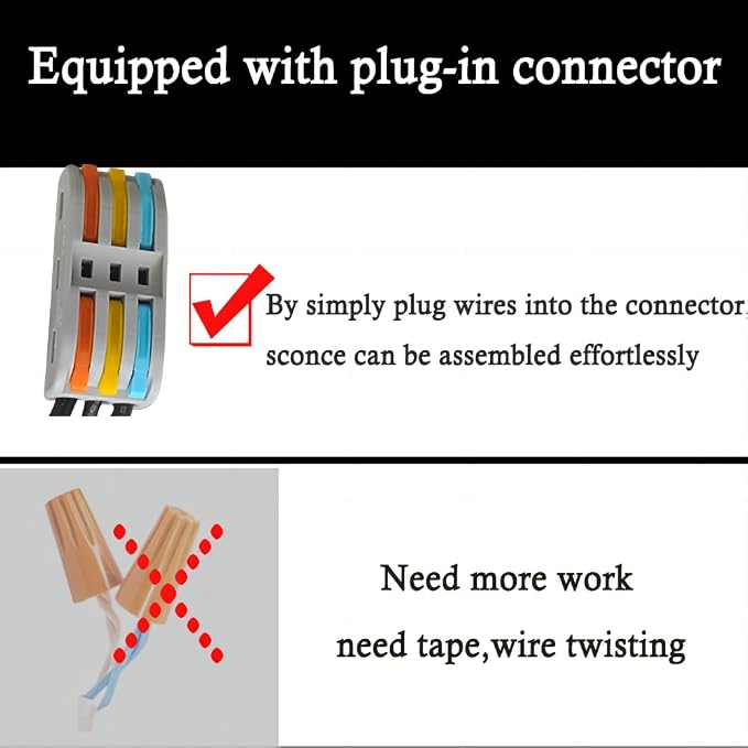 Modern Plug in Wall Sconce - Image 8