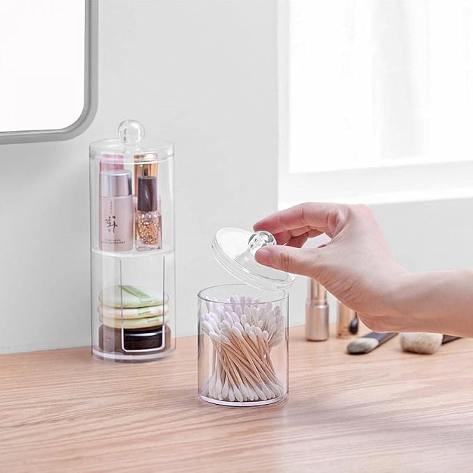 Sizikato Clear Acrylic Q-Tip Holder - Image 4