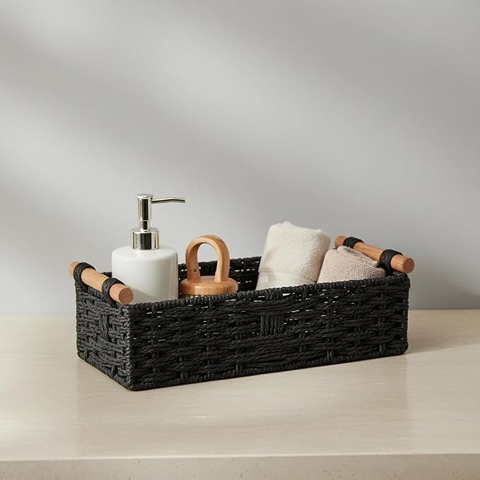 Back of Toilet Basket, Basket for Toilet Tank Top, Narrow Bathroom Organizer - Image 8