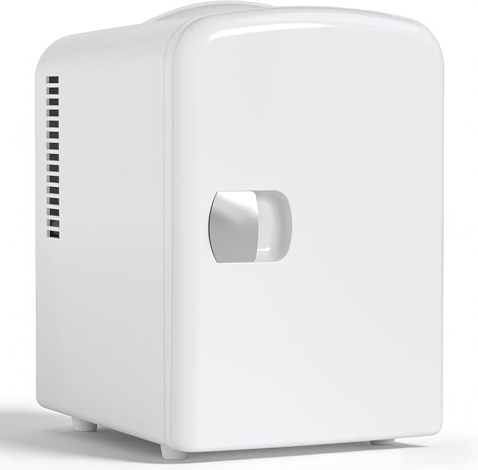Antarctic Star 4L/6 Can Portable Mini Fridge, Personal Compact Refrigerator by AntarcticStar