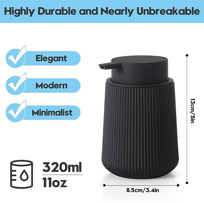 Striped Liquid Hand Soap Dispenser - Image 6