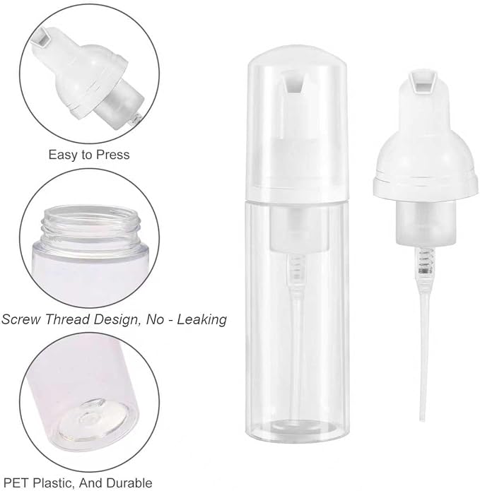 3pcs 2oz Plastic Travel Foam Pump Bottle - Image 5