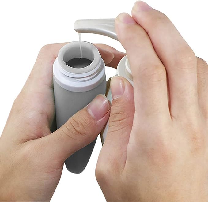 Travel Bottles for Toiletries, TSA Approved 3 oz Leak Proof Silicone Soft - Image 7