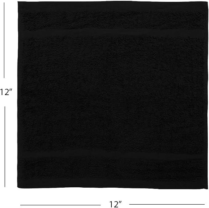 Avalon Towels Cotton Washcloths – Size 12x12 Inches, 100% Ring Spun Cotton - Image 8