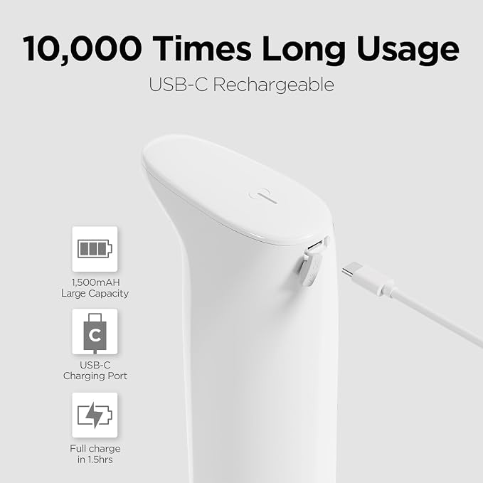mooas Automatic Foaming Soap Dispenser Milky Touchless Foaming Hand Soap - Image 3