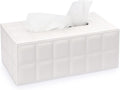 Sumnacon Rectangular Leather Tissue Box Cover by Sumnacon