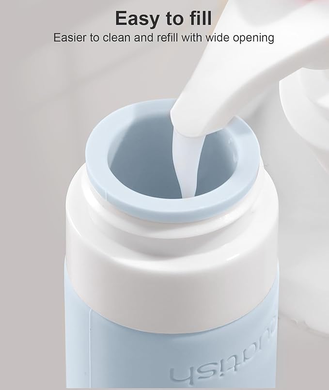 20 Pack Travel Bottles for Toiletries, Original Patented, TSA Approved Travel - Image 5