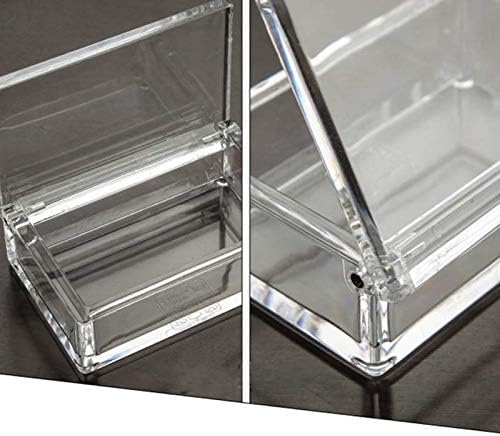 Sizikato Clear Acrylic Q-Tip Holder Bathroom Cotton Swab Dispenser. - Image 5