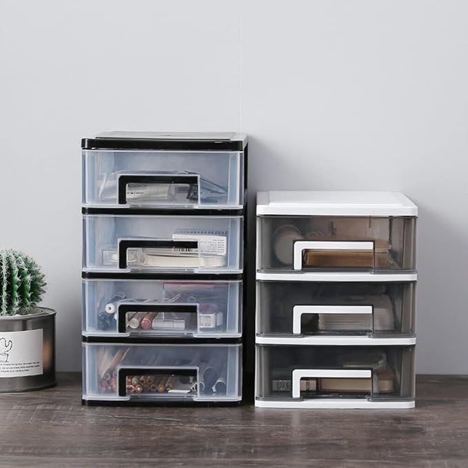 Beaupretty Sundries Holder 3 Layers Storage Box Desk Drawer Type Organizer Pp - Image 7