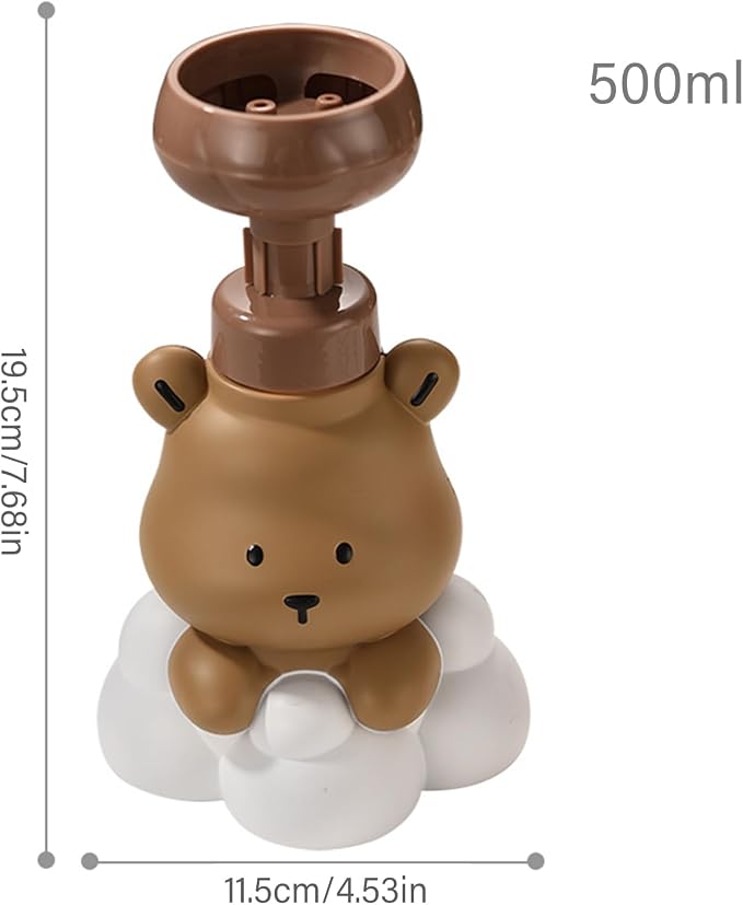 1 Pc Bear Paw Foam Soap Dispenser Cartoon Shaped Pump Bottle Refillable Hand - Image 5