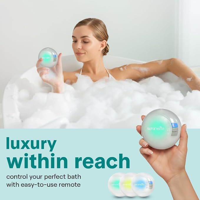 SereneLife Bubble Bath Mat - Image 7