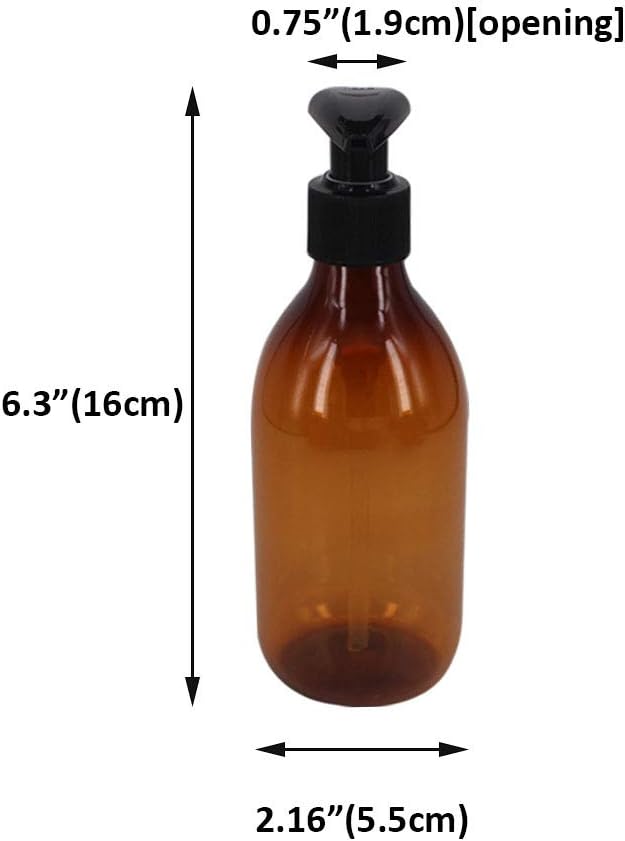 8 Pack 8OZ Empty Plastic Pump Lotion Bottles - Image 4