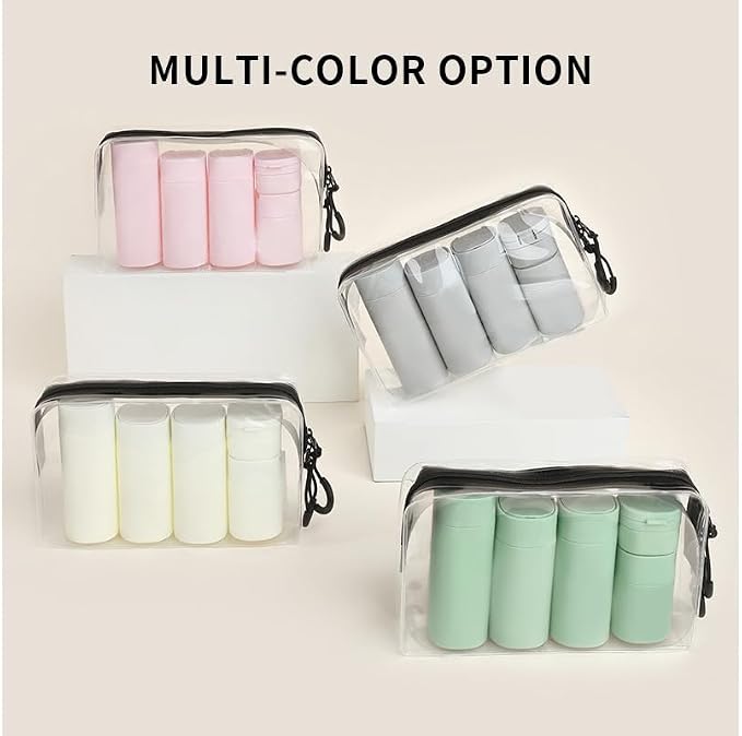 5 Pack Brief and Fashion Travel Bottles TSA Approved, BPA Free Travel Size - Image 5