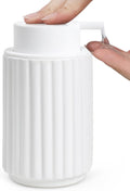 Soap Dispenser, Liquid White Ceramic Refillable Hand Soap Pump by ANTISSHOME