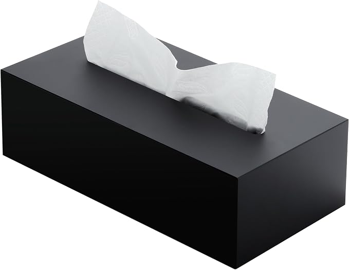 SANRUI Acrylic Facial Tissue Box Cover Holder by SANRUI