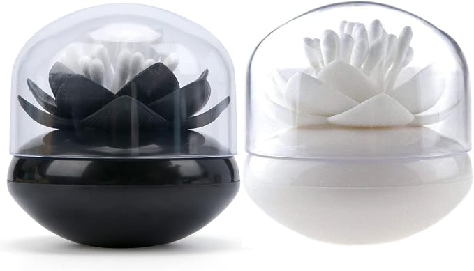 Bloss 2 Pack Qtip Holder Dispenser by Bloss