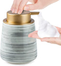 Modern Striped Style Gold Soap Dispenser by OHIHUW