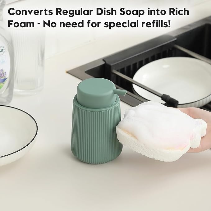 Striped Foaming Hand Soap Dispenser - Image 5