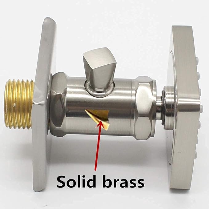 Solid Brass Shower Body Spray Massage Nozzle Wall Jets, Flow Can Be Controlled - Image 4