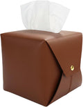 Tissue Box Cover Square, Leather Tissue Holder Organizer by Frayot