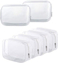 BEFORYOU 6 Pack Clear Toiletry Carry Pouch by BEFORYOU