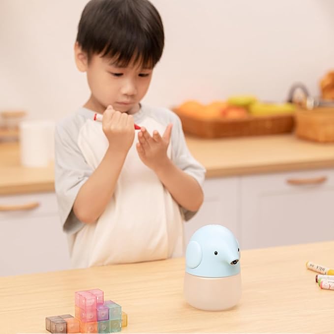Automatic Soap Dispenser for Kids- Cute Elephant Touchless Foaming Hand Soap - Image 9