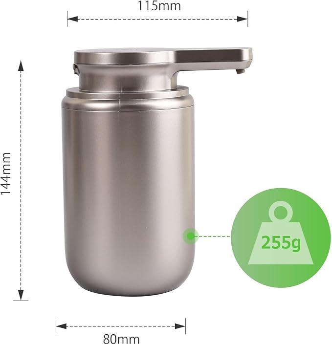 LAOPAO Automatic Foaming Soap Dispenser Plastic, Rechargeable Touchless Foam - Image 9