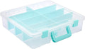 BTSKY Clear Plastic Dividing Storage Box by BTSKY