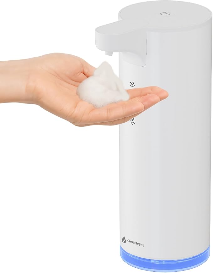 EasyFoam Automatic Foaming Soap Dispenser – Touchless Sensor, USB-C Rechargeable by GentleJet